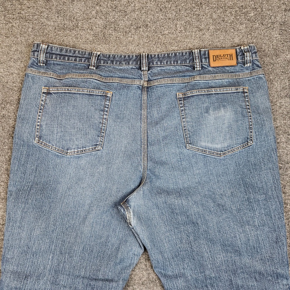 Duluth Trading Flex Ballroom Jeans Men's 48x32(30) Denim Straight Leg Dark Wash - Picture 12 of 12